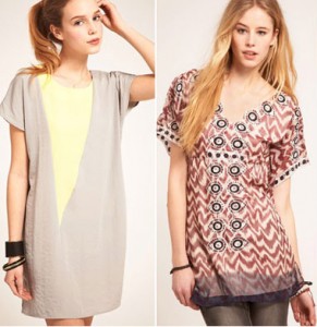 Платья-туники – один из трендов сегодняшней моды